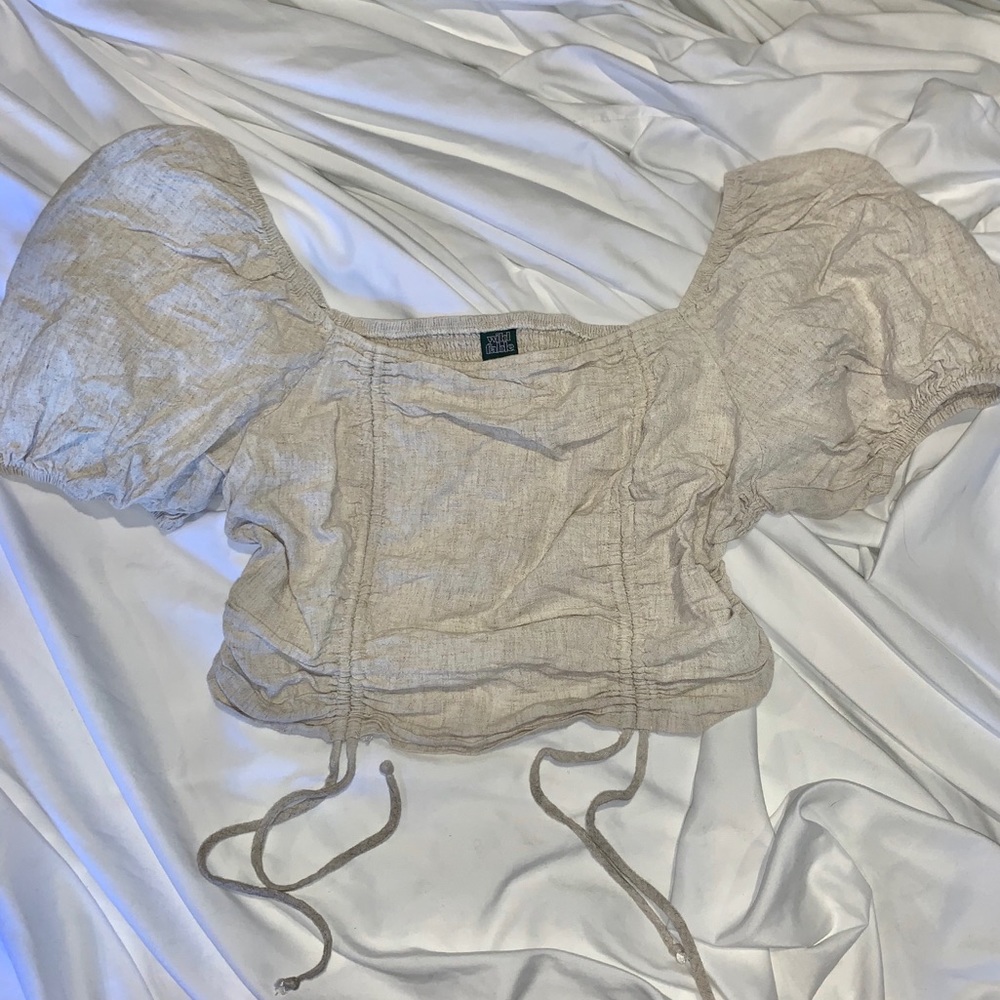 🦄 Wild Fable Ruched Puff Sleeve Milkmaid Top 🦄
